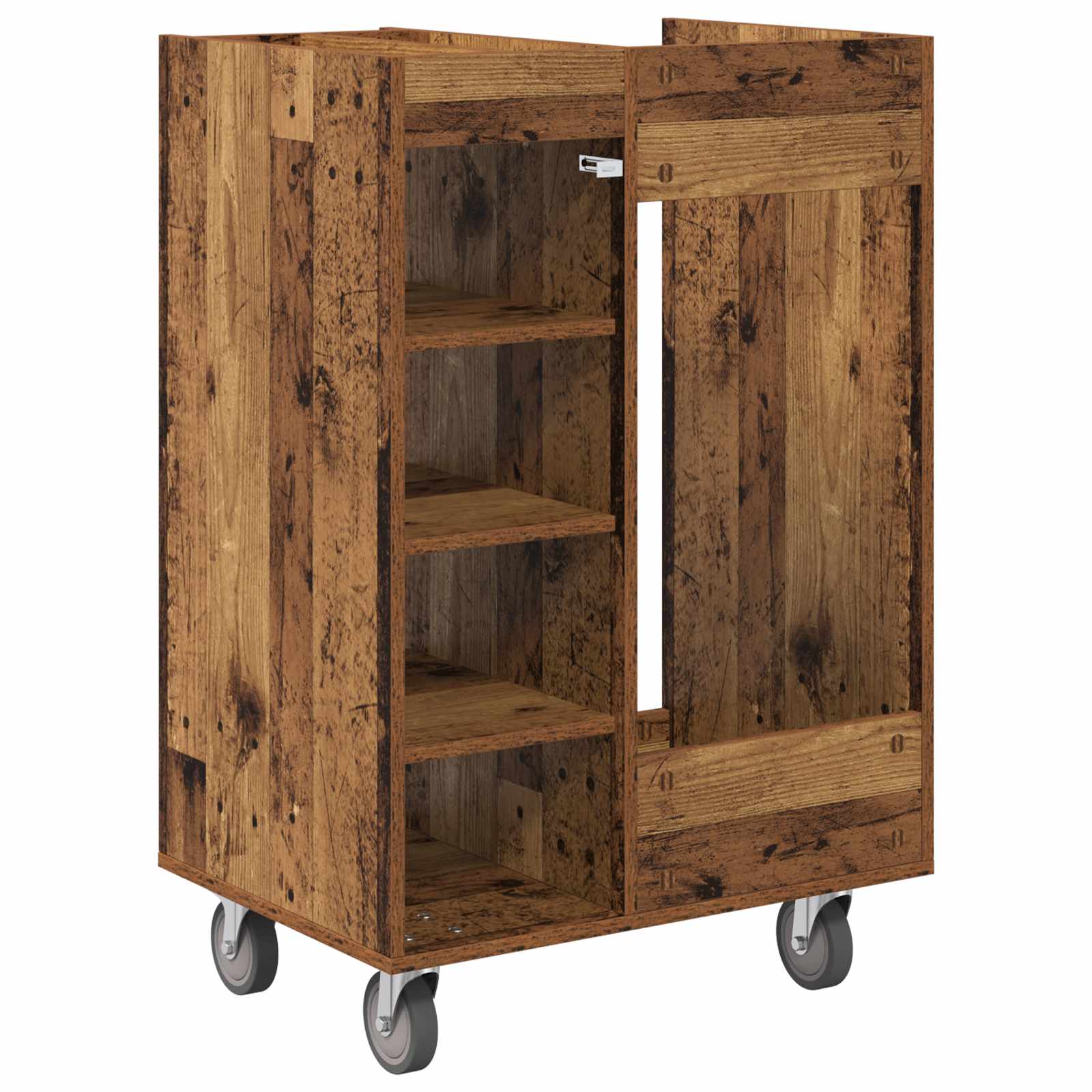 Golf Schrank Mit Rad Uni Weiß 65 x 45 x 98 cm