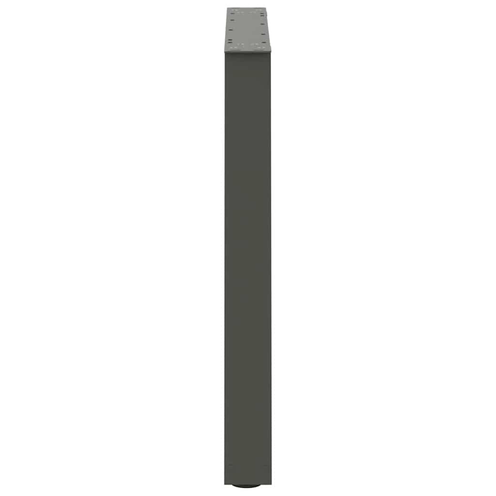 Couchtischbeine V-Form 2 Stück Schwarz 30x(30-31,3) cm Stahl