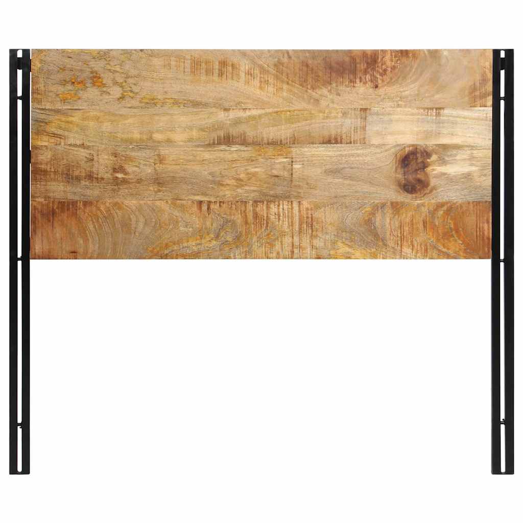 Kopfteil 100 cm Massivholz Mango und Eisen