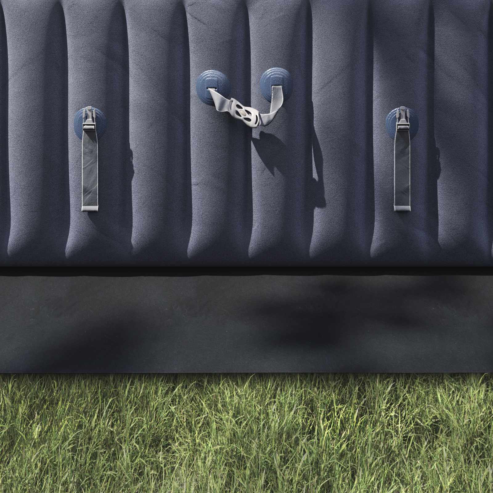 Bodenfolie für Pools Schwarz 300 x 220 x 0,1 cm Vliesstoff