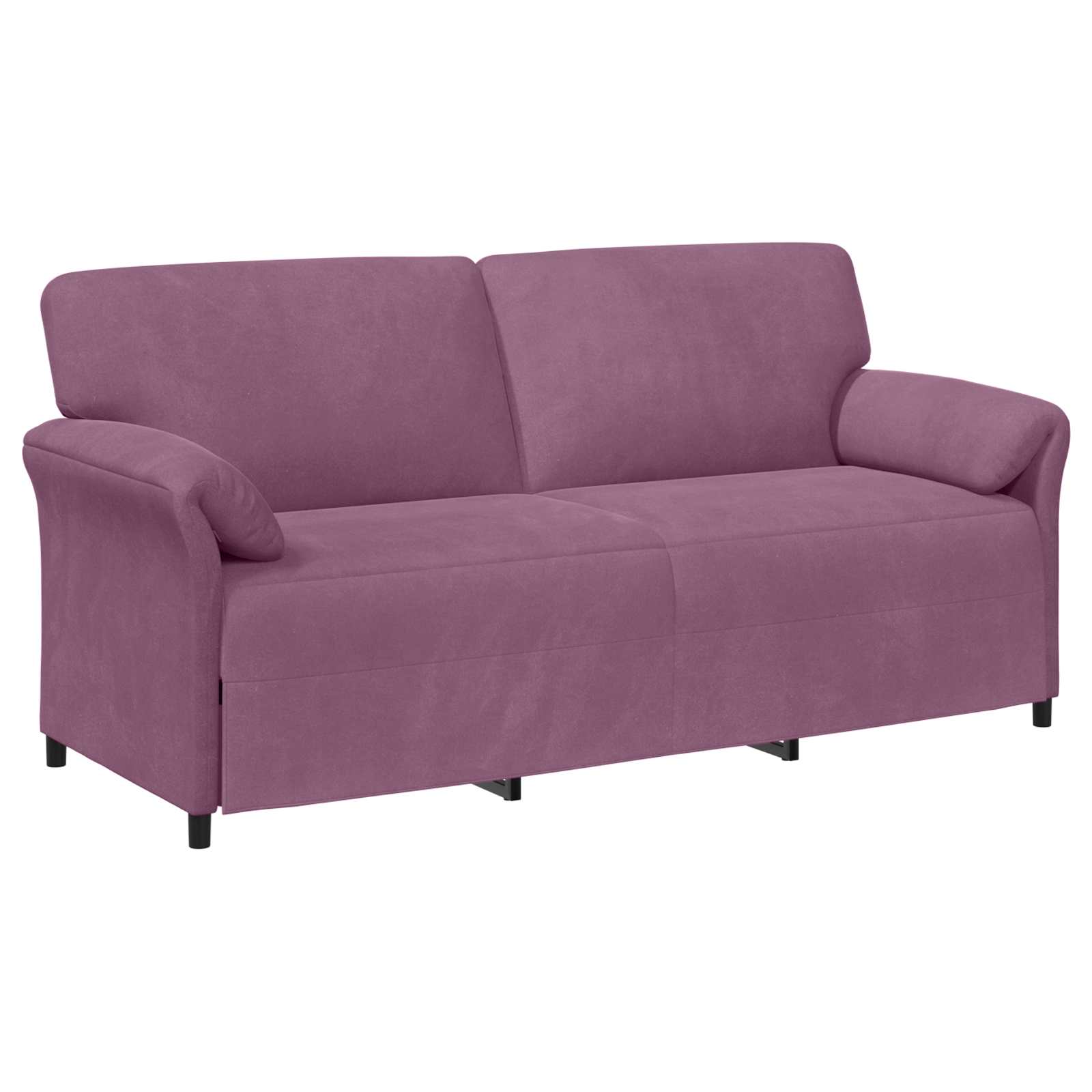 1-Sitzer Sofa Hellgrau 88 x 83 x 95 cm Samt