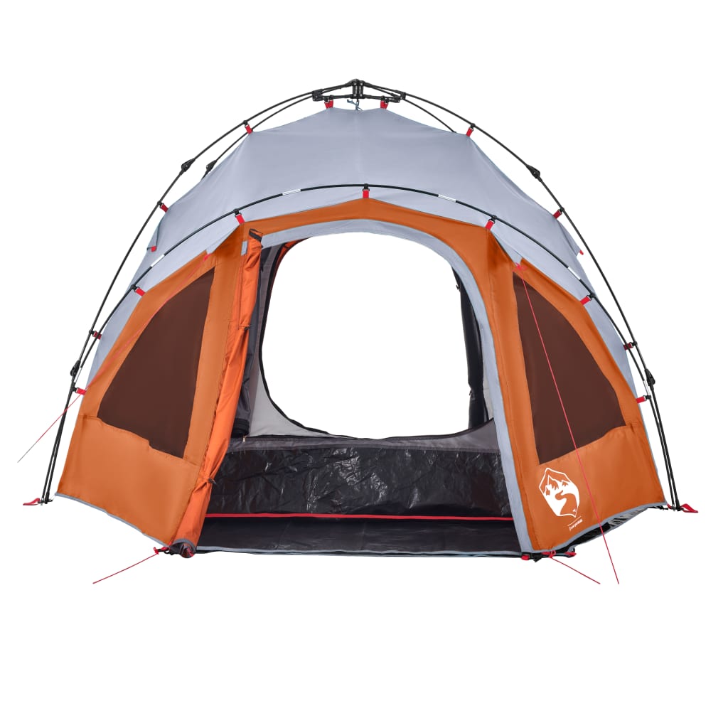 Kuppel-Campingzelt 3 Personen Grün Quick Release