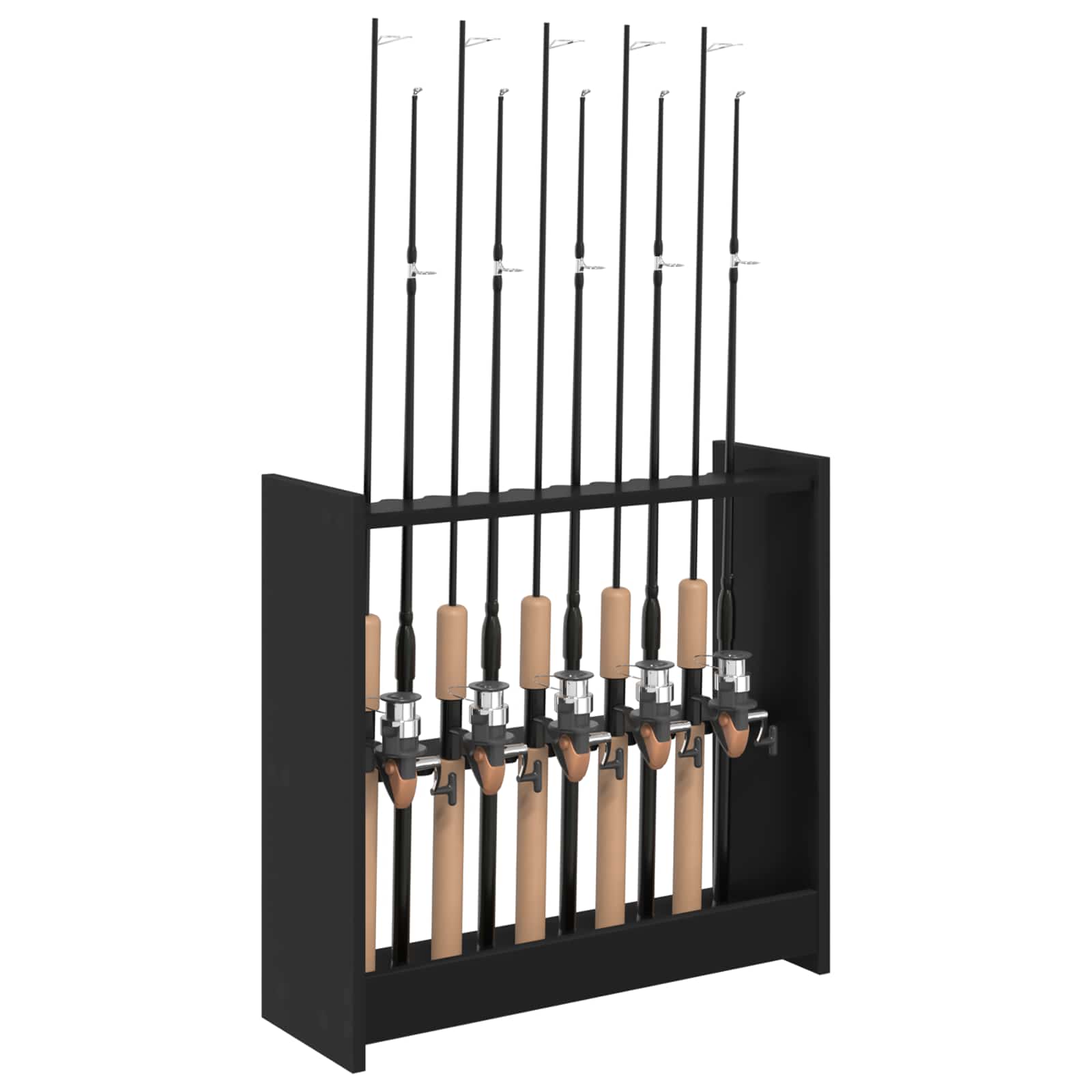 Billardqueue-Ständer Holzwerkstoff 60 x 20 x 57 cm Weiß