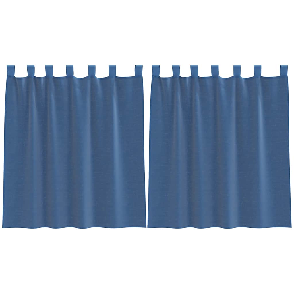 Voile Vorhänge mit Ösen 2 Stk. Apfelgrün 140x140 cm