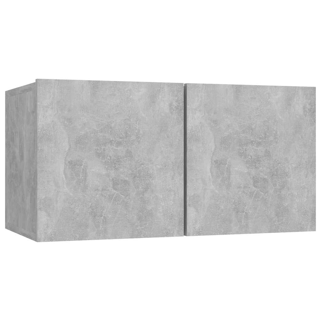 4-tlg. TV-Schrank-Set Weiß Holzwerkstoff