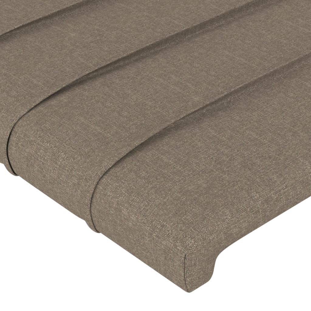 Kopfteil Hellgrau 80x5x118/128 cm Stoff