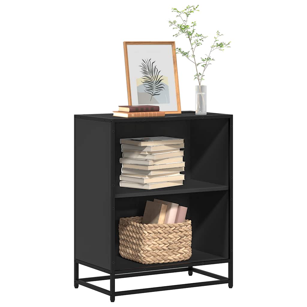 Bücherregal Schwarz 60x35x139 cm Holzwerkstoff