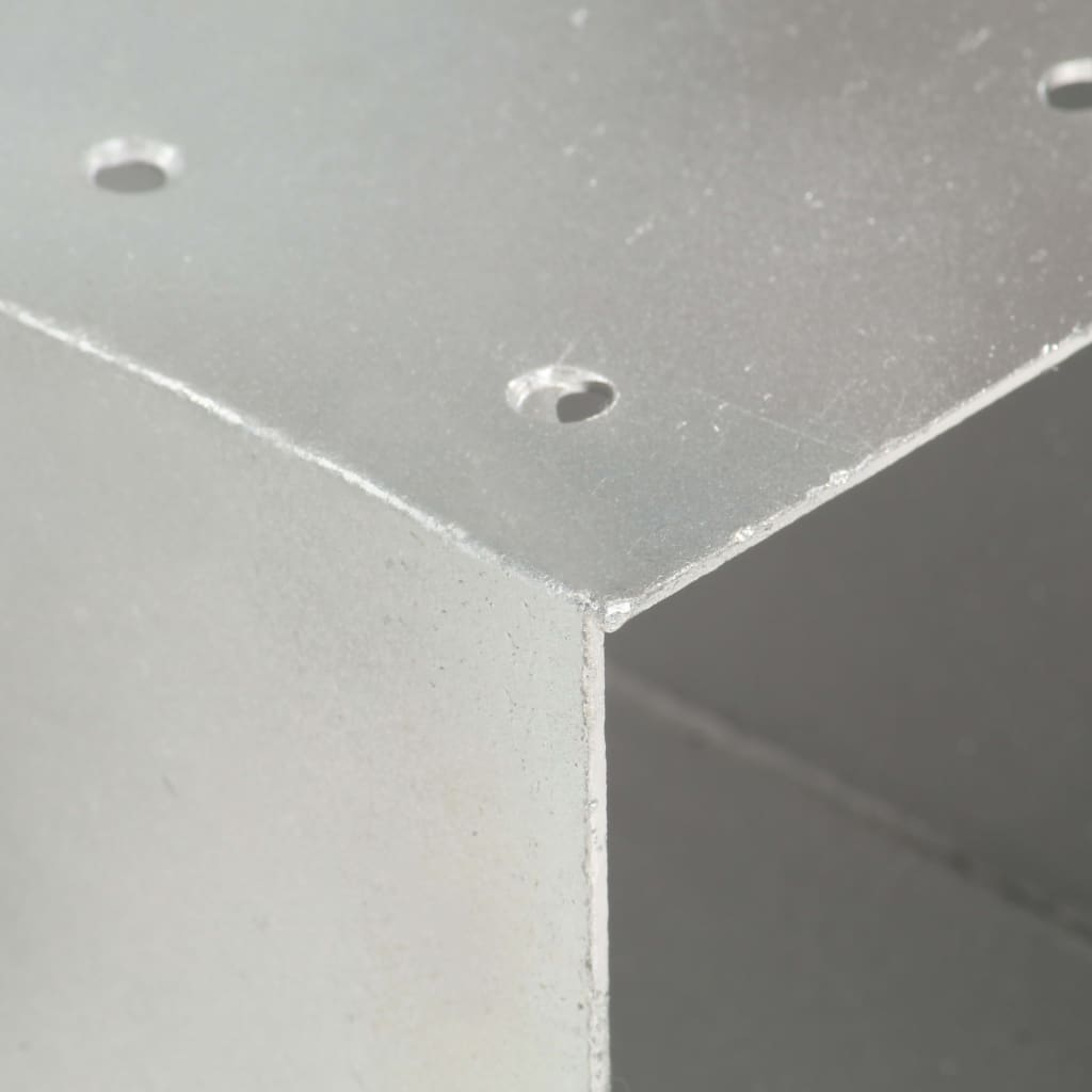 Pfostenverbinder L-Form Verzinktes Metall 71 x 71 mm