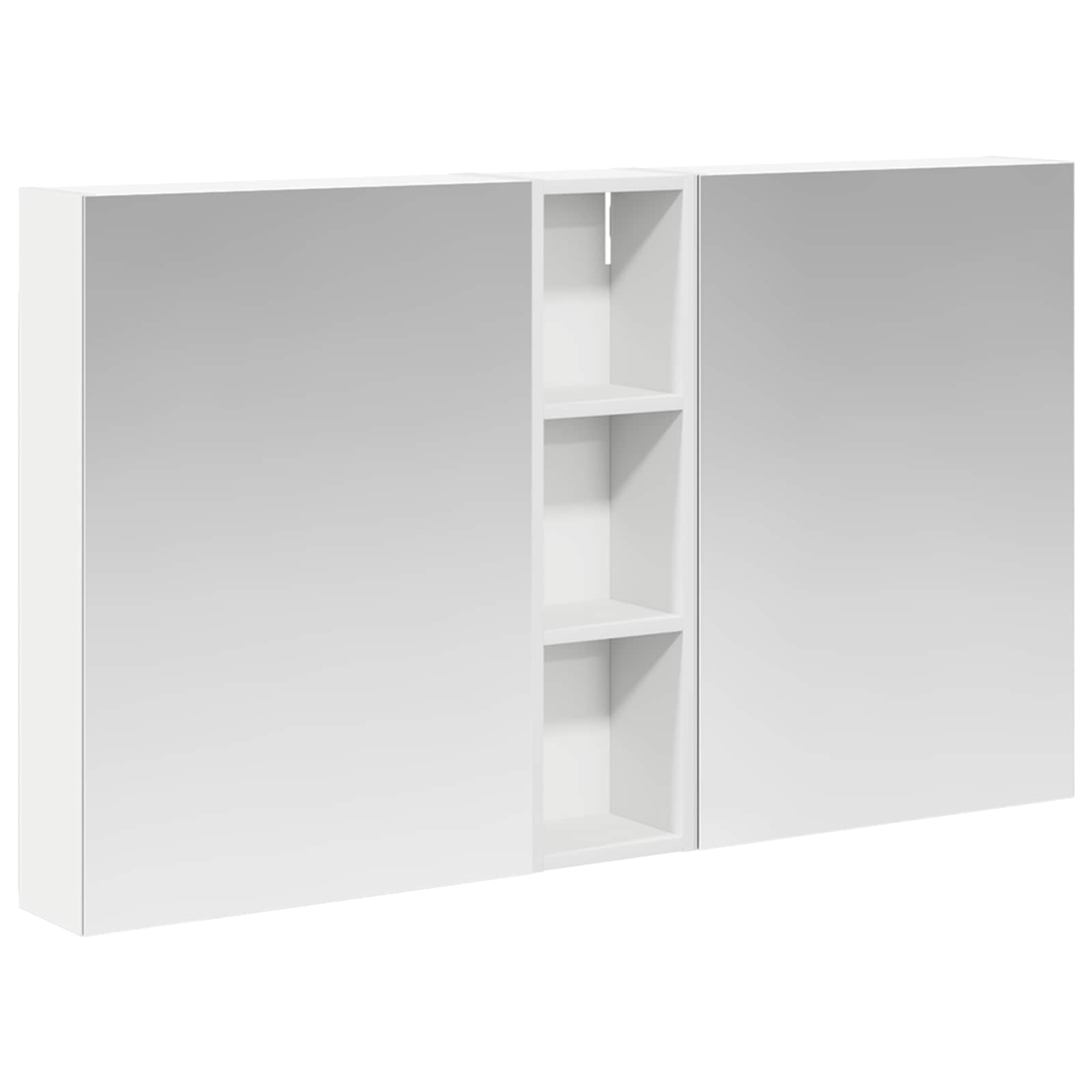 Badezimmerschrank-Set 3 pcs 80 x 10,5 x 50 cm Holzwerkstoff