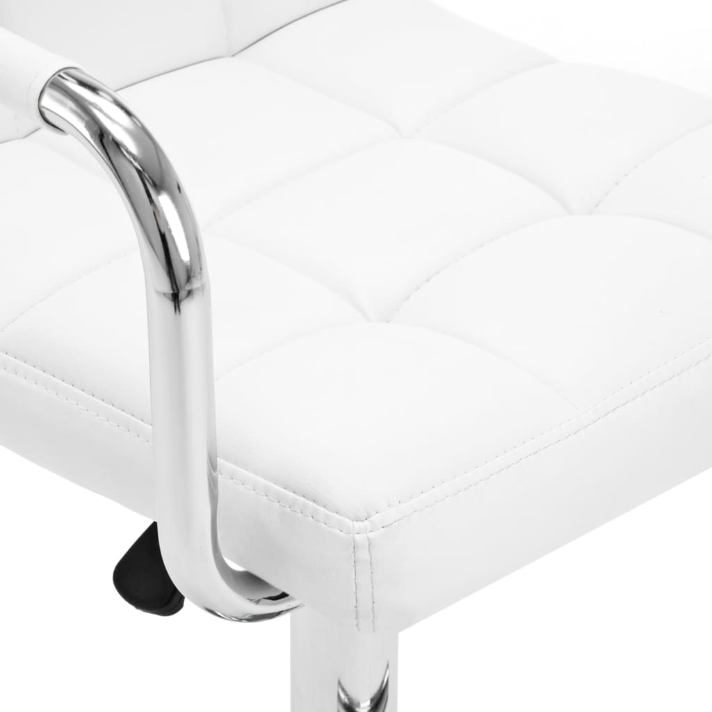 Barhocker 2 Stk. Rot Kunstleder