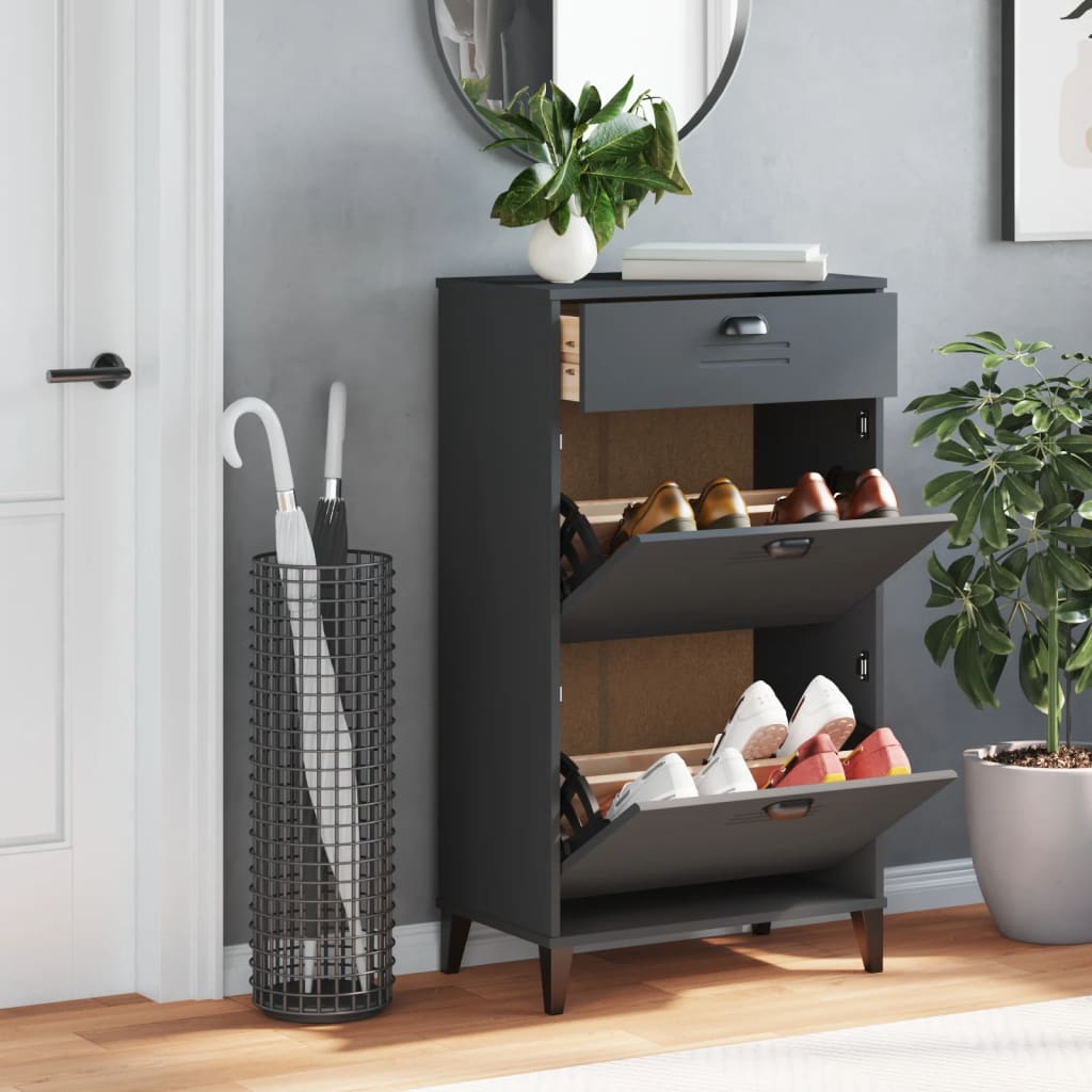 Schuhschrank VIKEN Weiß Holzwerkstoff