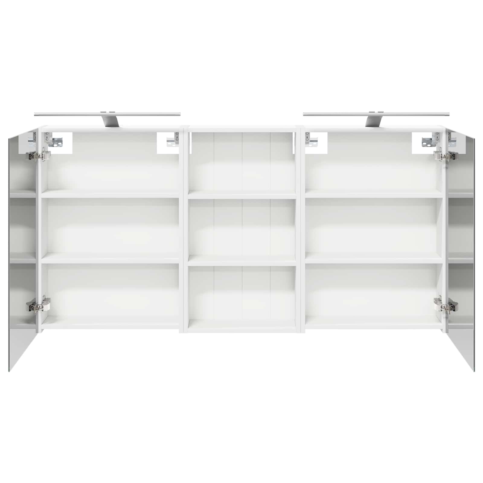 Badezimmerschrank-Set 3 pcs 80 x 10,5 x 50 cm Holzwerkstoff