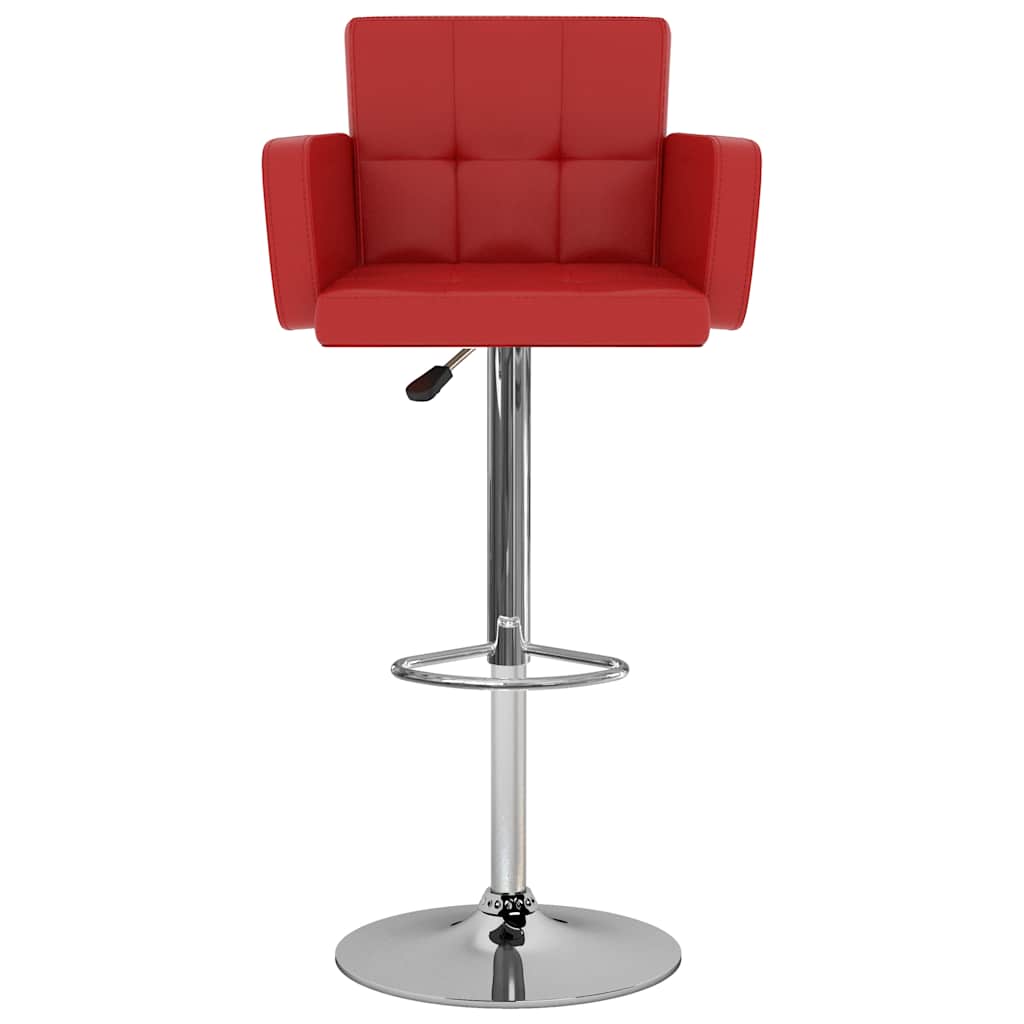 Barhocker 2 Stk. Weiß Kunstleder