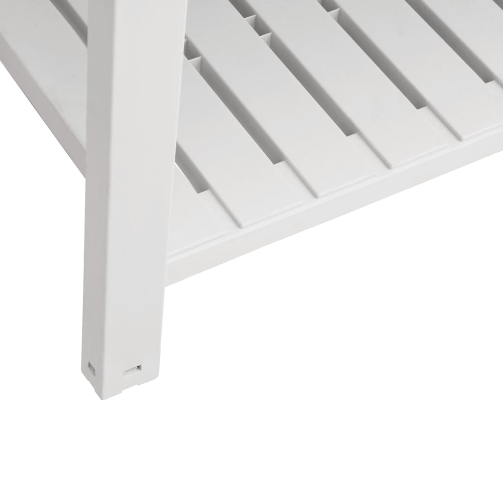 Hochbeet Hellbraun 110x45x79 cm Polypropylen