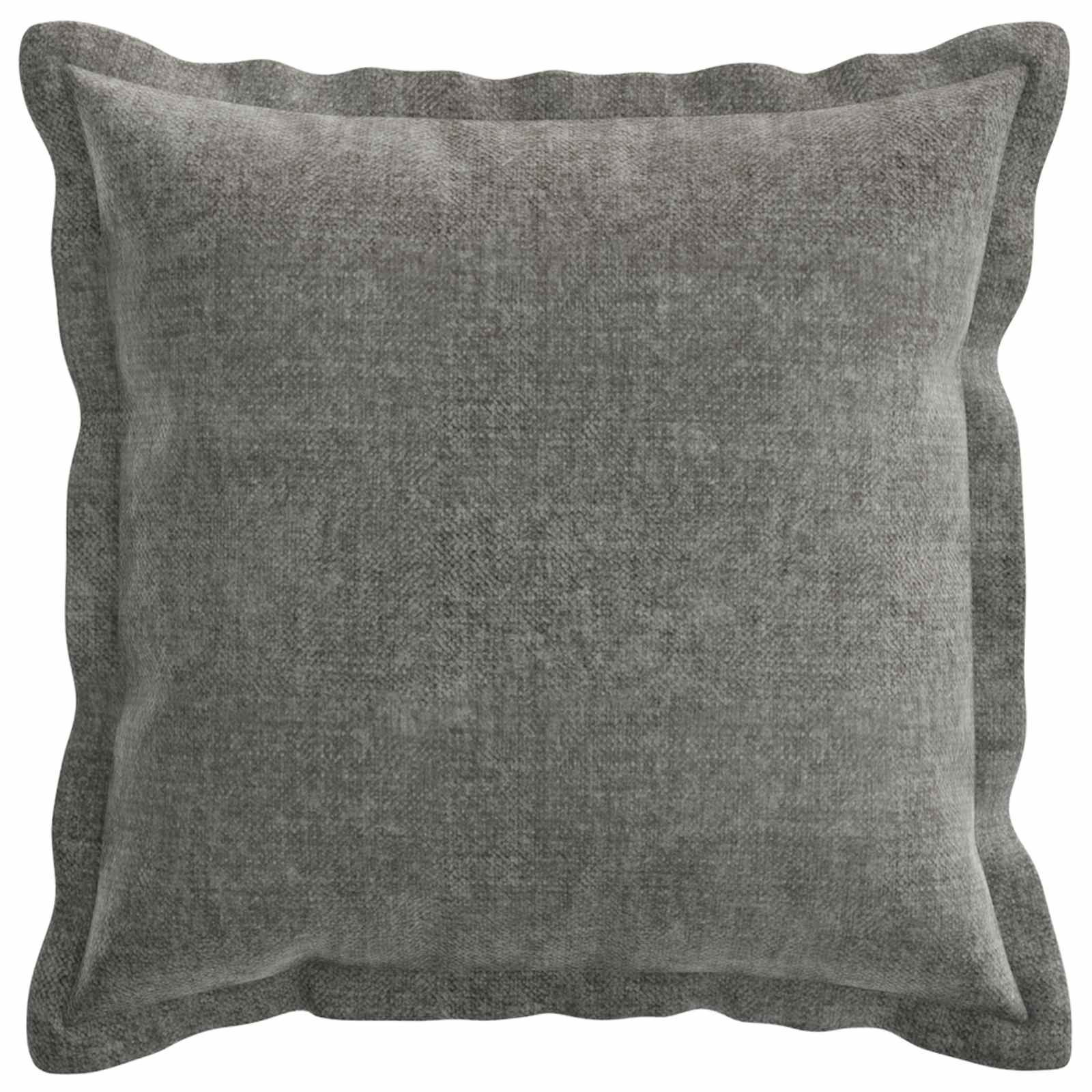 Kissenbezug 2 Stk. HOUTEN Dunkelgrau 30 x 30 cm Chenille-Stoff