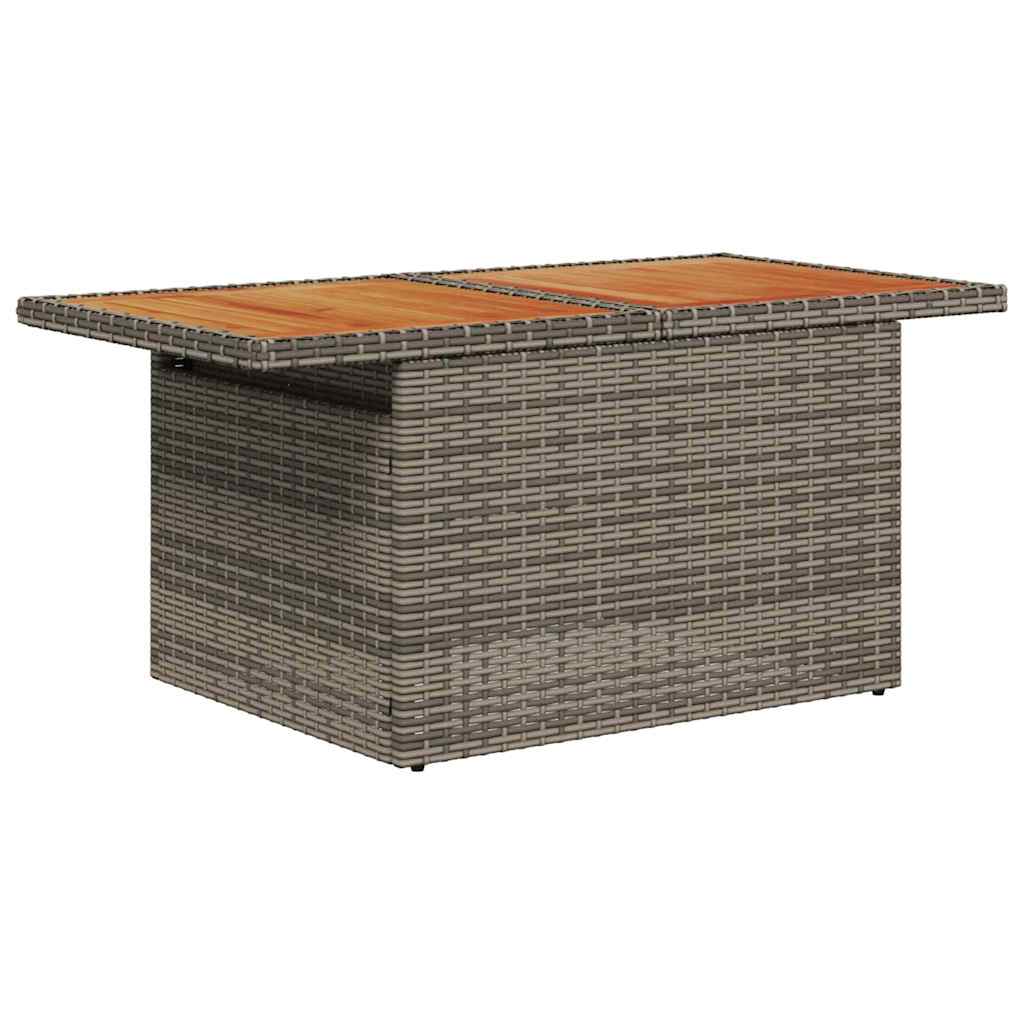 Garten Essgruppe mit Kissen 10 pcs Schwarz und Beige