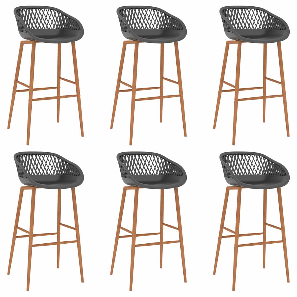 7-tlg. Bar-Set Weiß und Schwarz