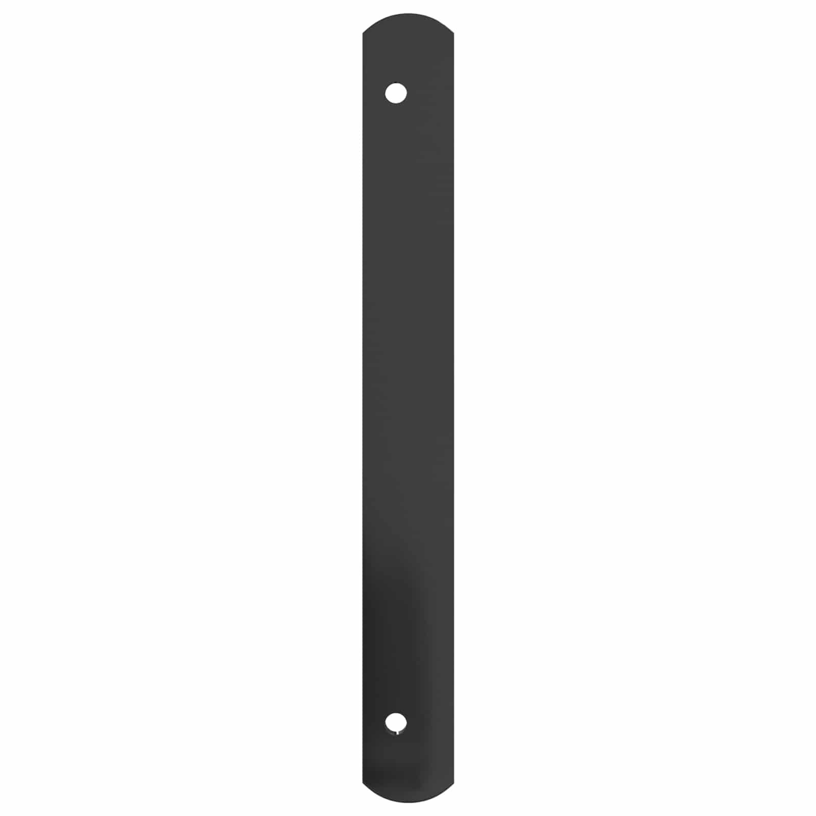 Fenstergitter 76 x 30 cm Pulverbeschichteter Stahl Schwarz
