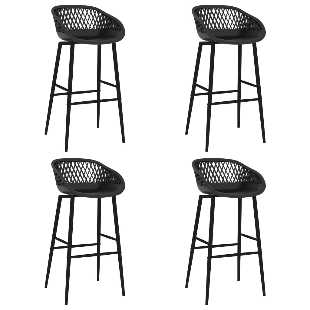 Barhocker 2 Stk. Schwarz