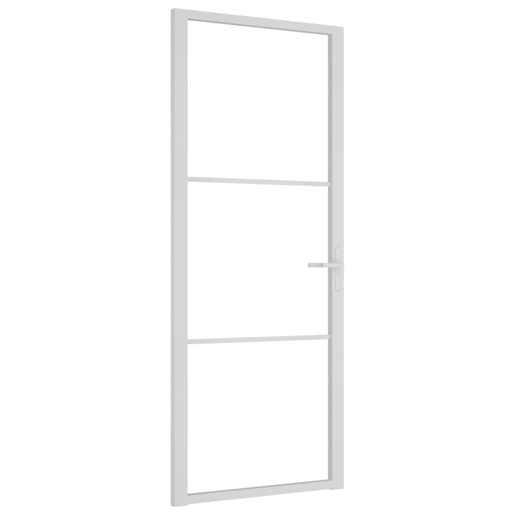 Innentür ESG Glas und Aluminium 76x201,5 cm Schwarz