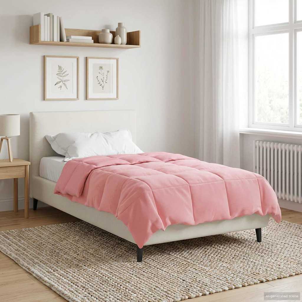 Sommerdecke Gesteppt Anthrazit 135 x 200 cm Mikrofaser