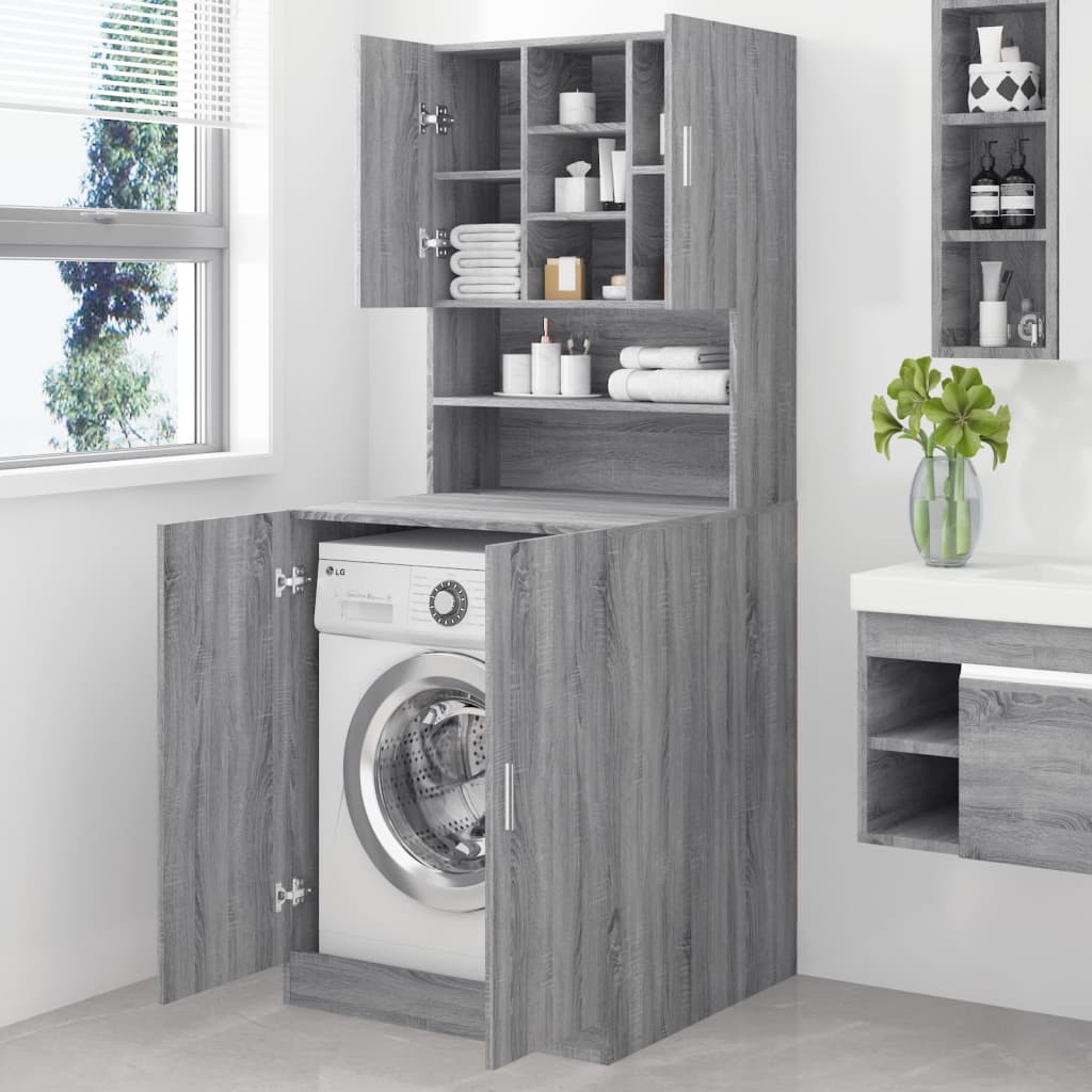 Waschmaschinenschrank Weiß