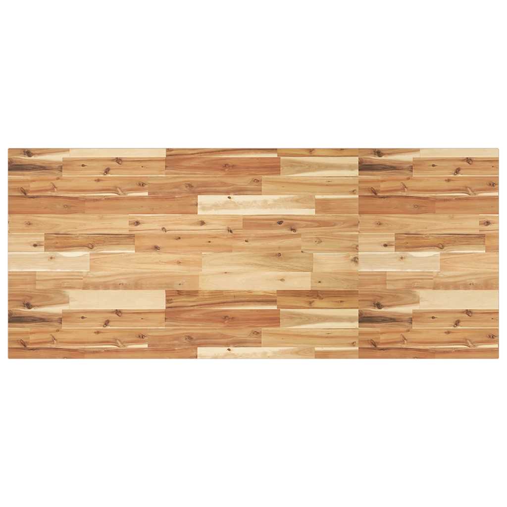 Schreibtischplatte Unbehandelt 60x50x2 cm Massivholz Akazie