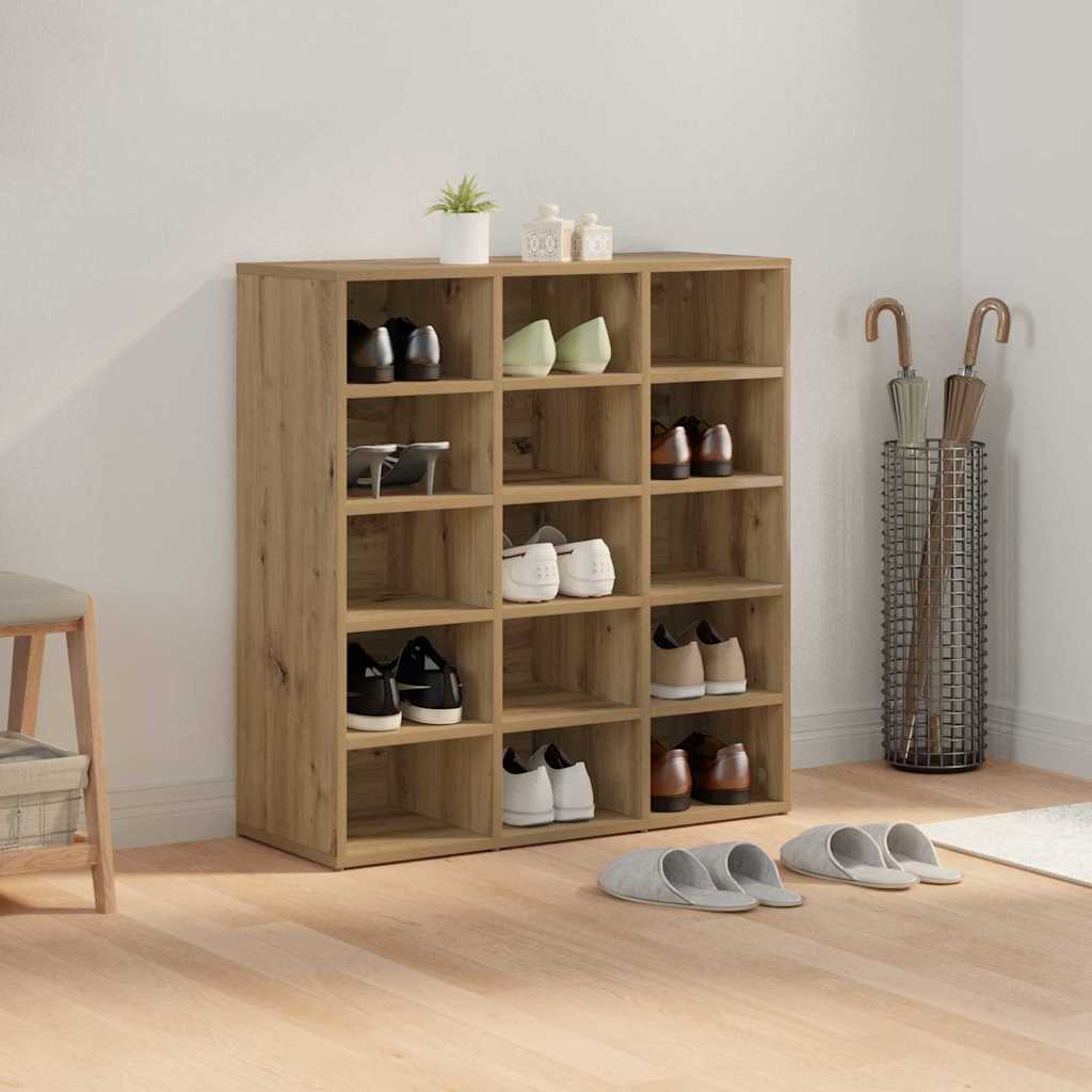 Schuhregale 2 Stk. Weiß 52,5x30x50 cm