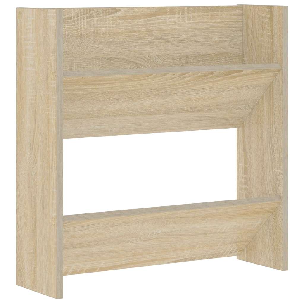 Wand-Schuhschränke 4 Stk. Weiß 60x18x60 cm Holzwerkstoff