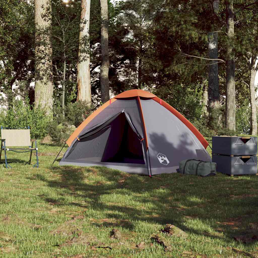 Kuppel-Campingzelt 2 Personen Olivgrün Wasserdicht