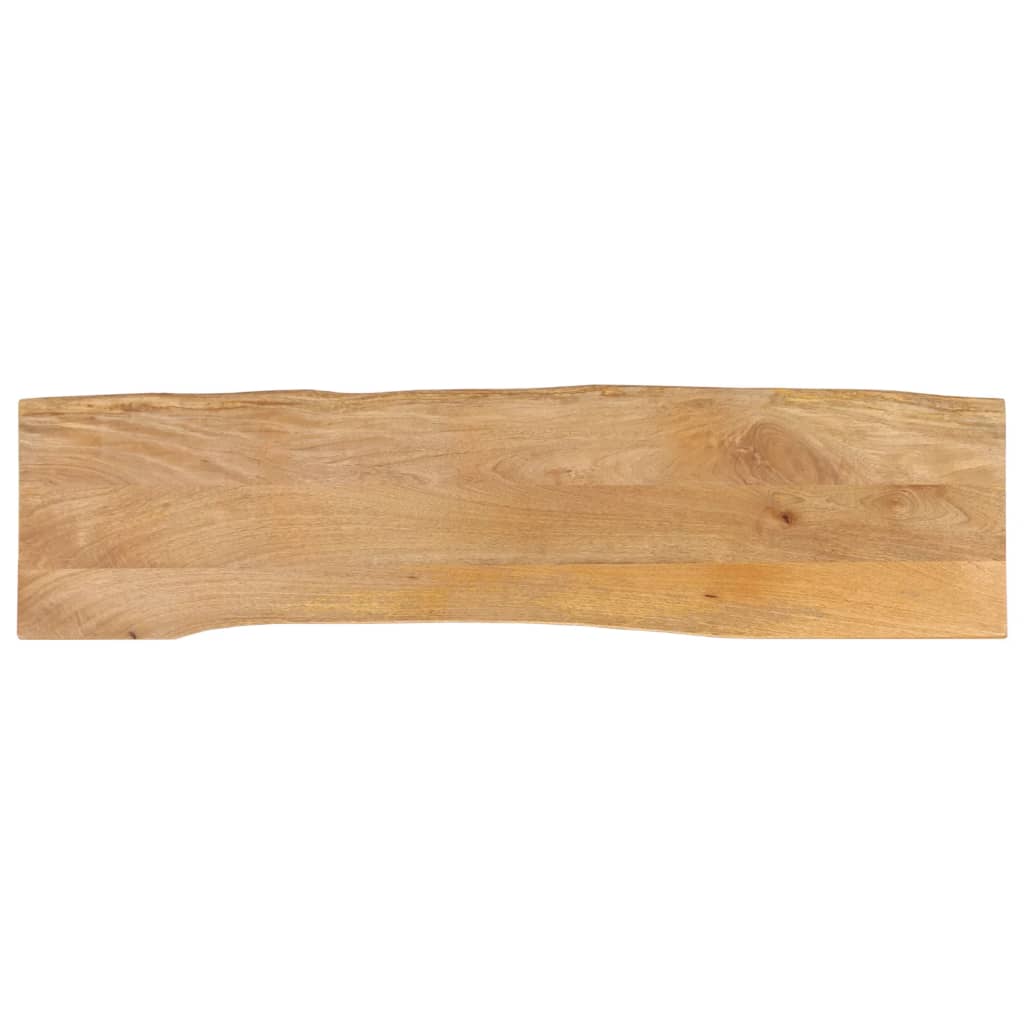 Tischplatte 40x40x2,5 cm Rechteckig Massivholz Akazie Baumkante