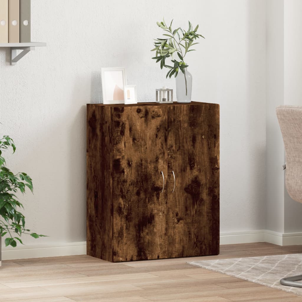 Aktenschrank Weiß 60x32x153 cm Holzwerkstoff