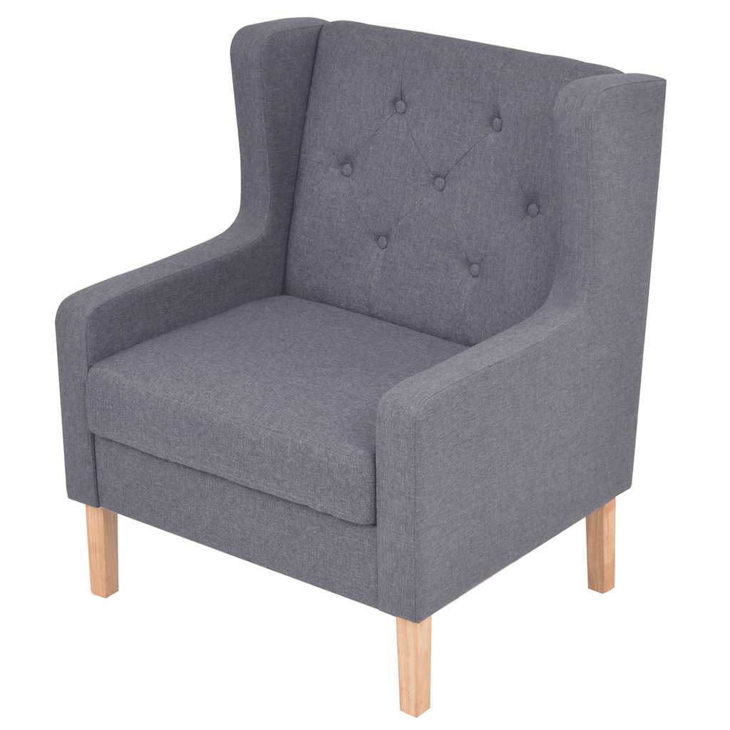 2-Sitzer Sofa Stoff Cremeweiß