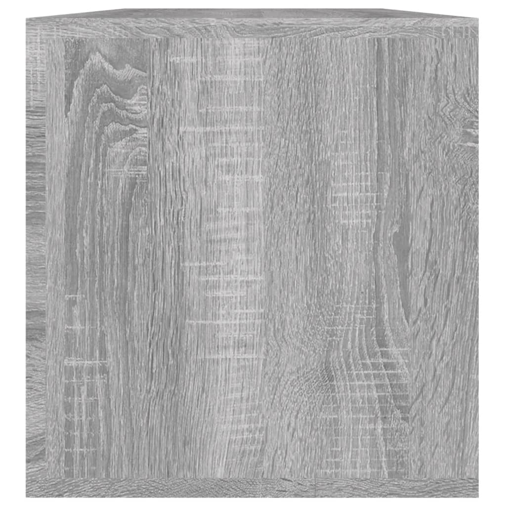 Schallplatten-Aufbewahrungsbox Weiß 71x34x36 cm Holzwerkstoff