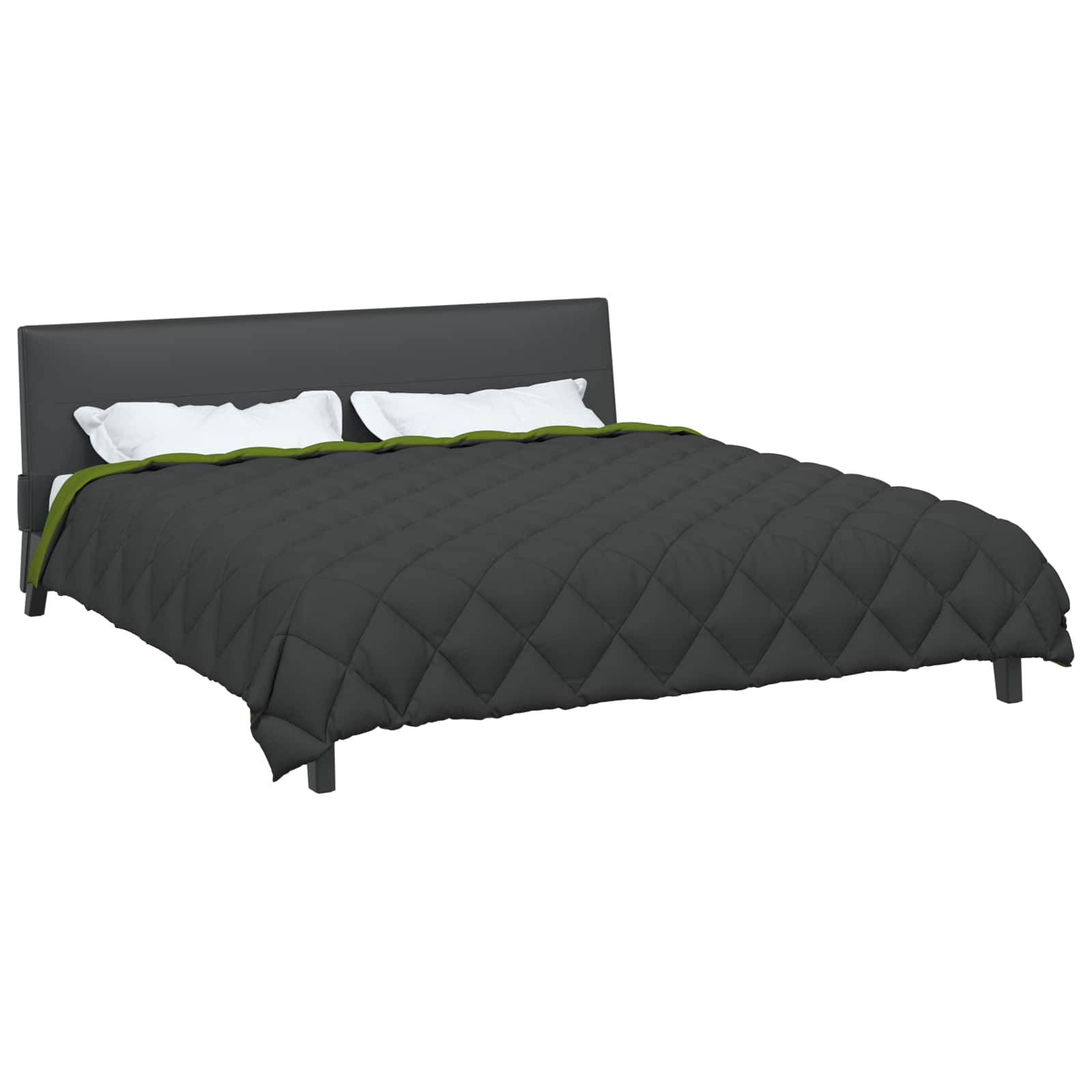 Winterbettdecke Anthrazit 135 x 200 cm Mikrofaser