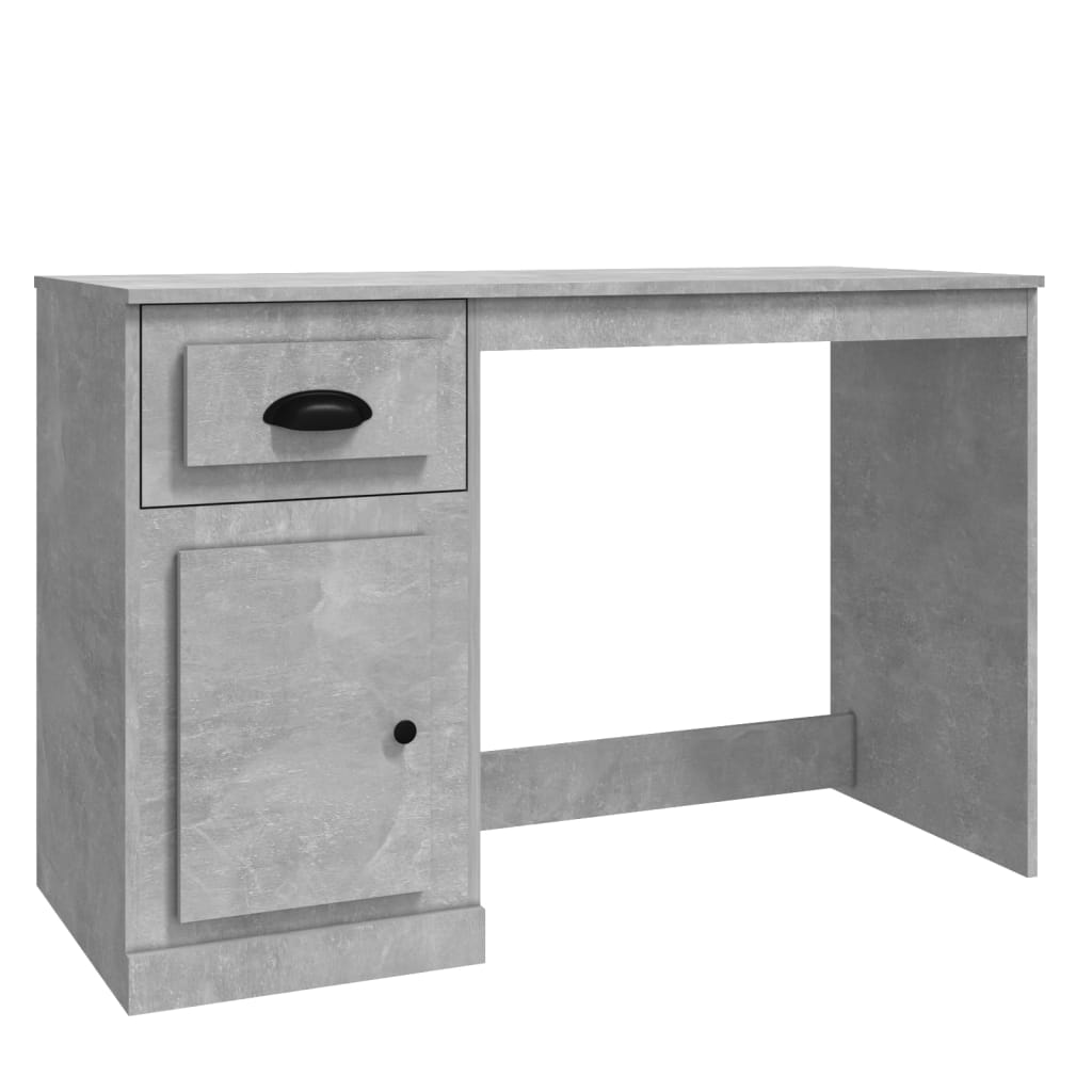 Schreibtisch mit Schublade Weiß 115x50x75 cm Holzwerkstoff