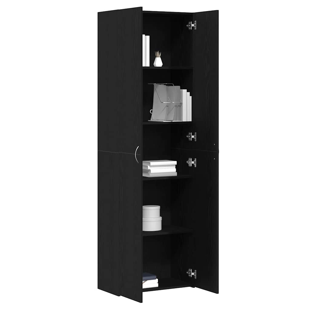 Aktenschrank Weiß 60x32x153 cm Holzwerkstoff