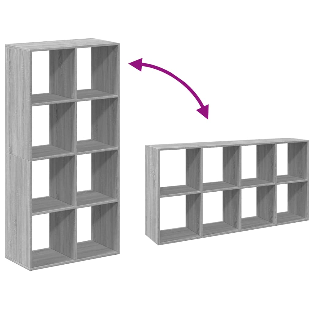 Bücherregal Weiß 137,5x29x137,5 cm Holzwerkstoff