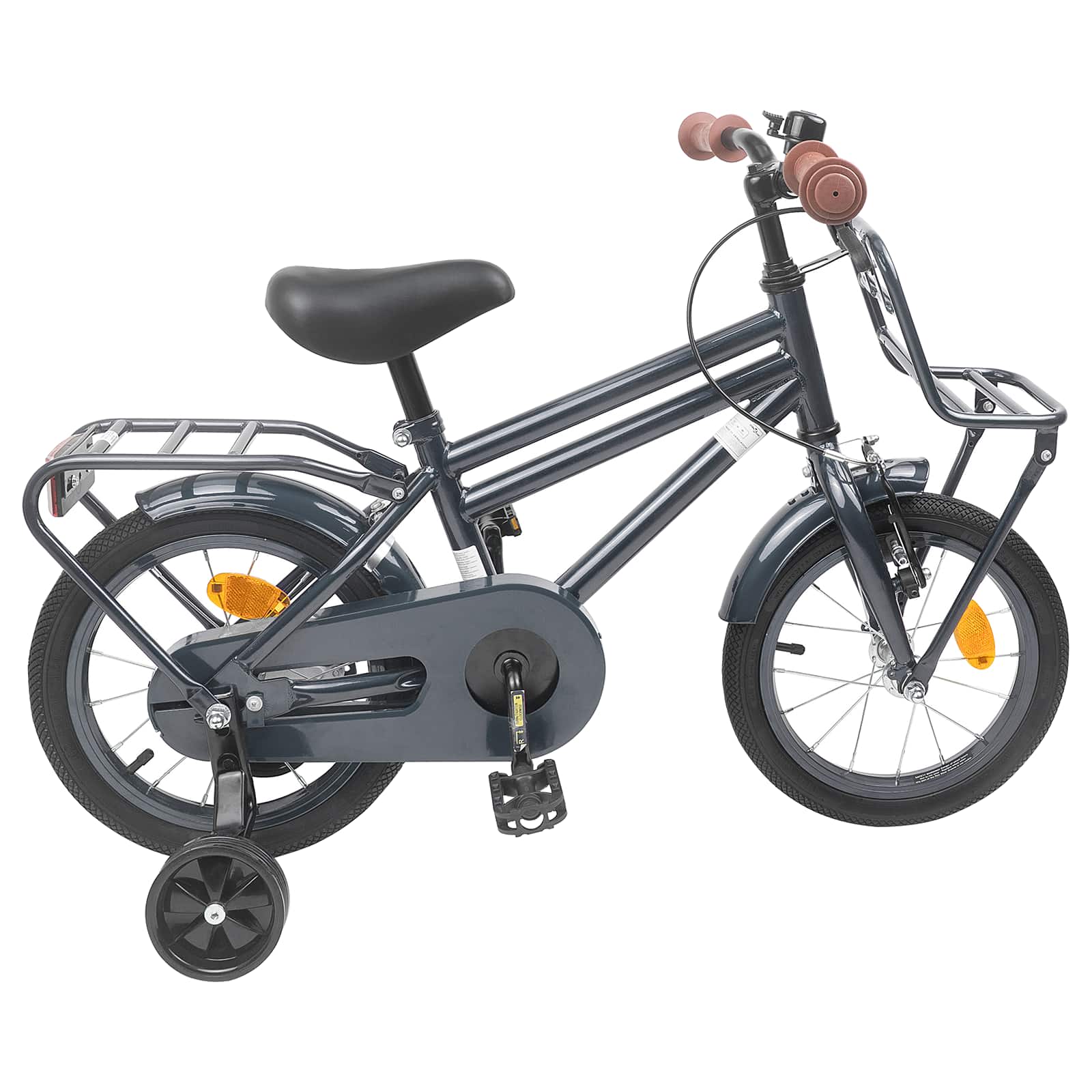 Kinderfahrrad 18 Zoll für 5-7 Jahre alt Schwarz