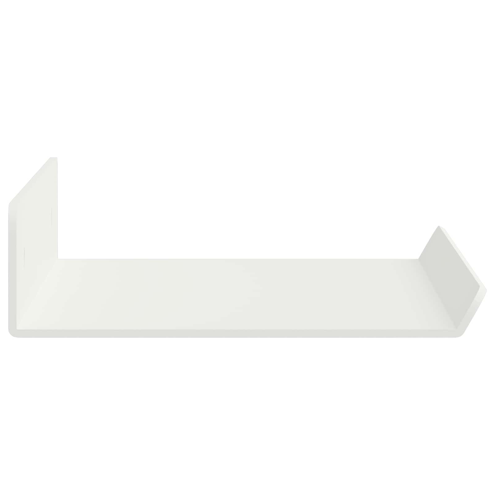 Schwebendes Regal 3 pcs Schwarz 40 x 9 x 2,5 cm Stahl