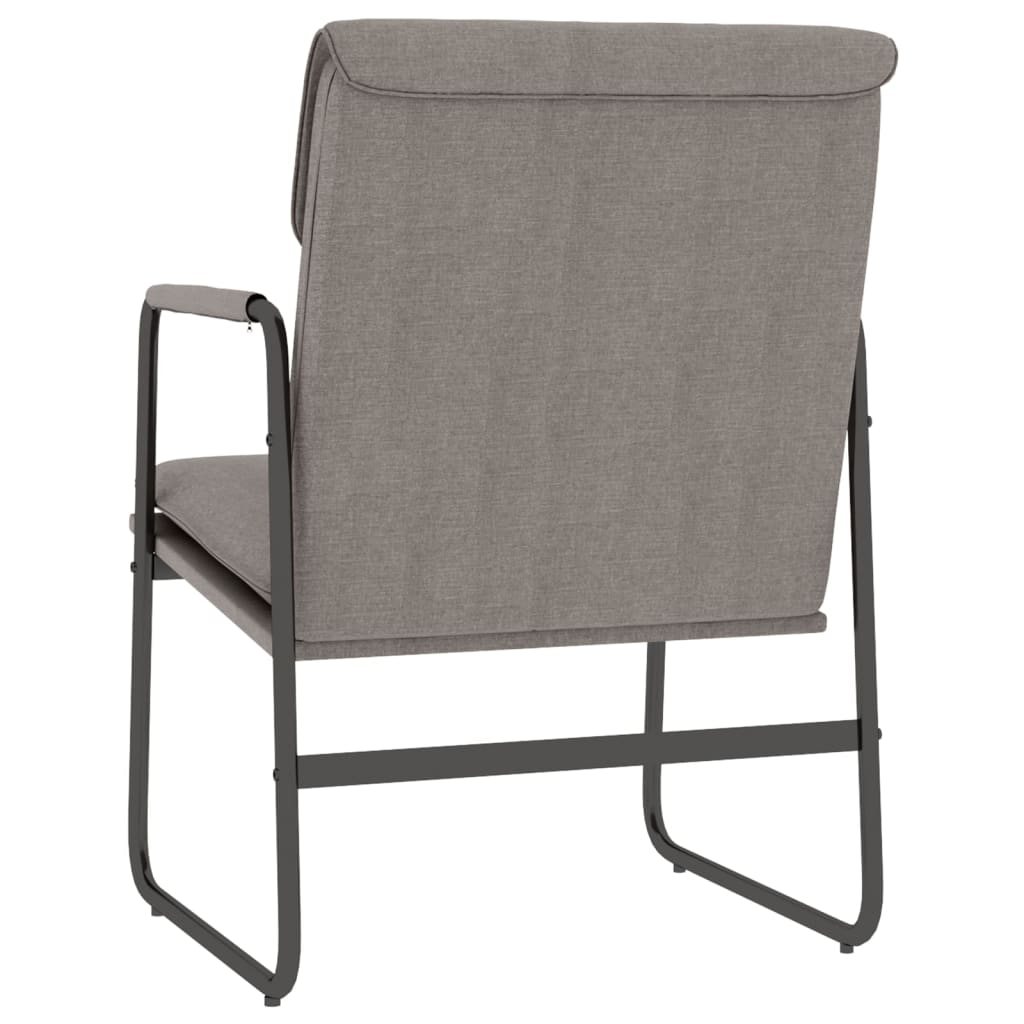 Loungesessel Hellgrau 55x64x80 cm Stoff