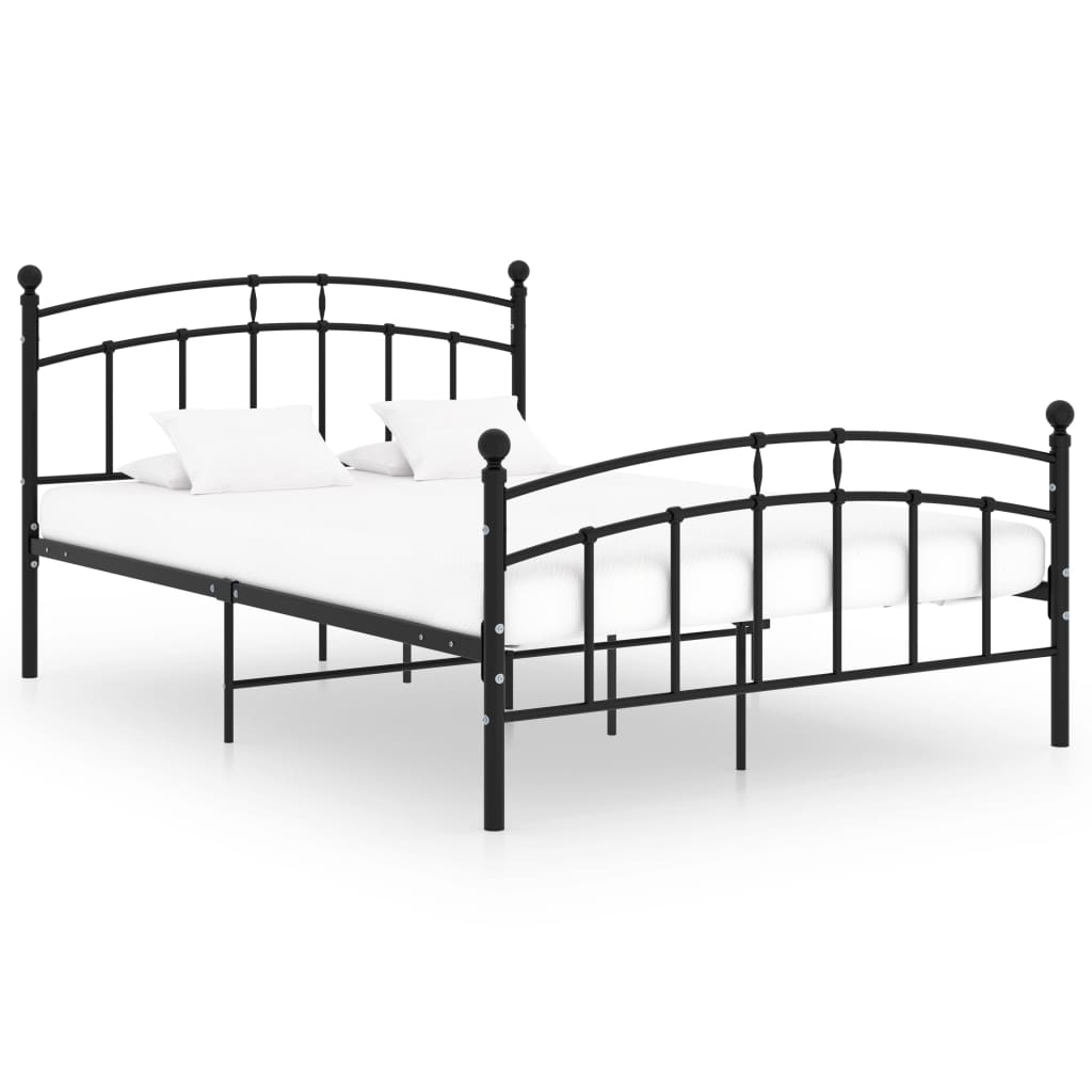 Bettgestell Grau Metall 90x200 cm