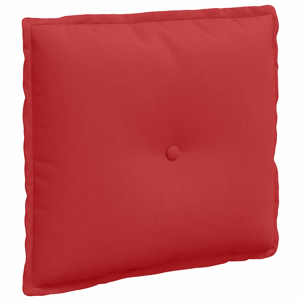 Rückenkissen Hellgrau 50 x 19 x 45 cm Stoff