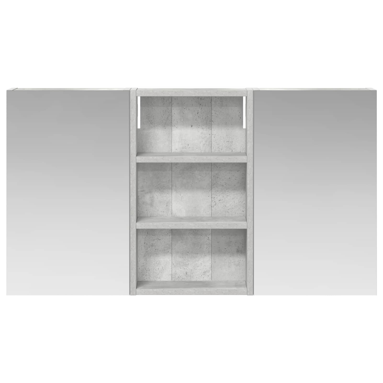 Badezimmerschrank-Set 3 pcs 80 x 10,5 x 50 cm Holzwerkstoff