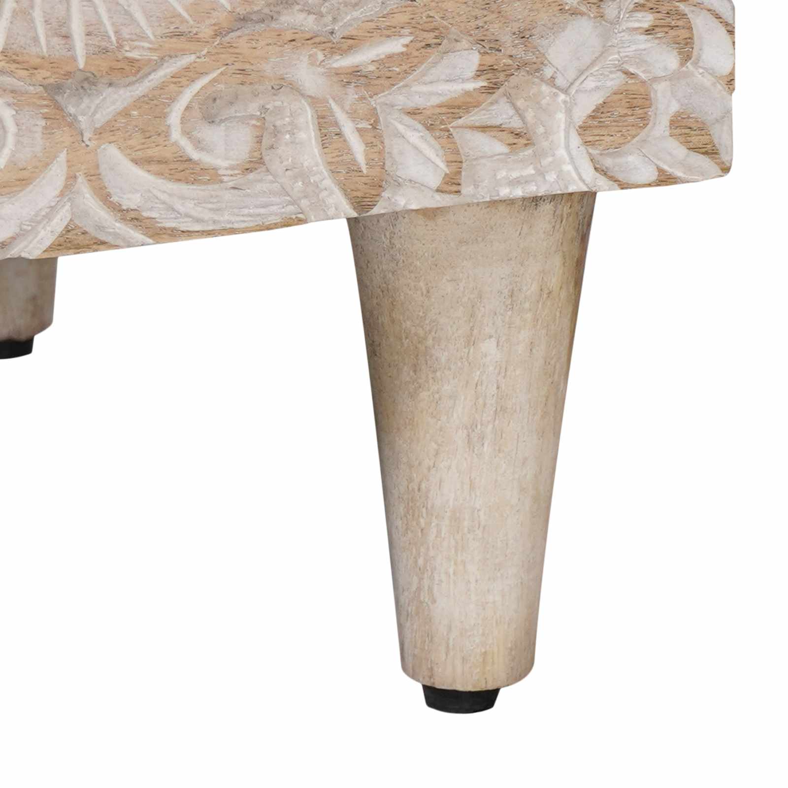Bettkasten Braun 50 x 33 x 60 cm Massivholz Mango