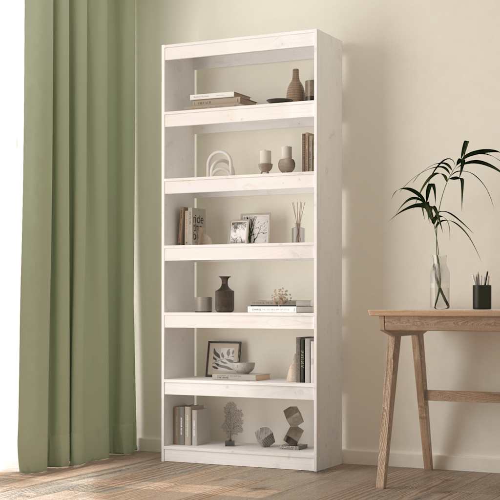 Bücherregal/Raumteiler 80x30x71,5 cm Massivholz Kiefer