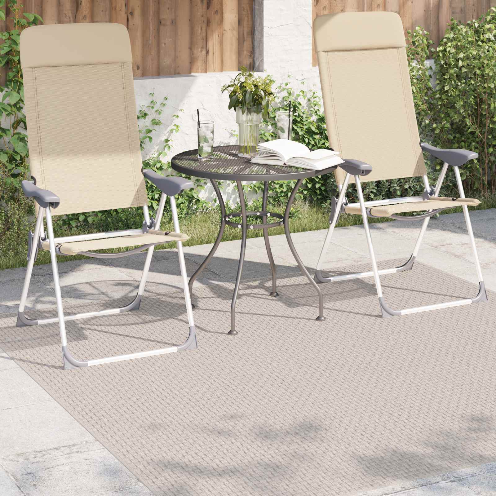 Bereichsteppiche Rechtwinklig FARO Creme 150 x 80 cm Polyester
