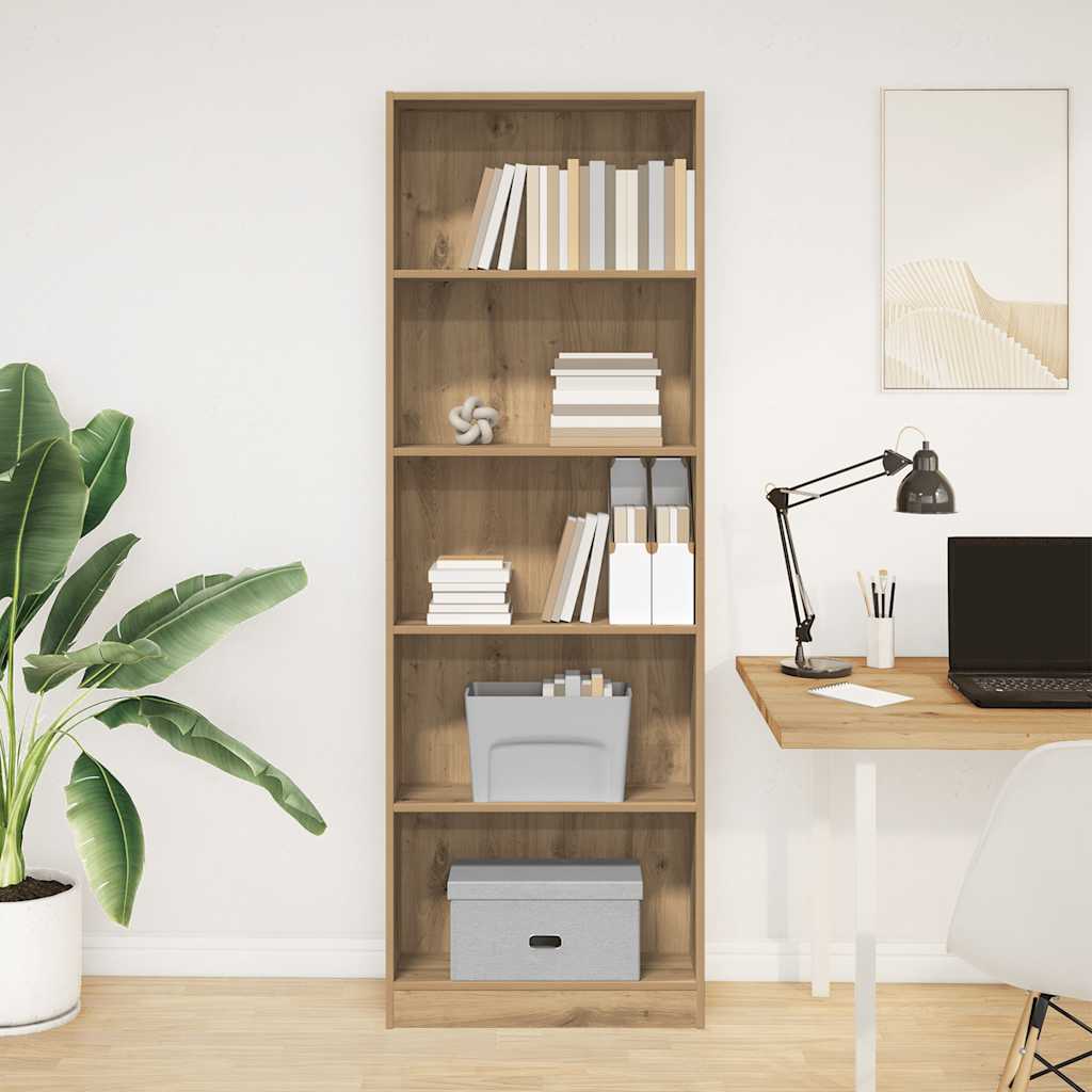 Bücherregal Weiß 40x24x75 cm Holzwerkstoff
