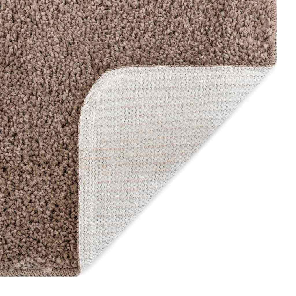 Anti-Rutsch Shaggy Teppich Dunkelgrau 200 x 200 cm PP
