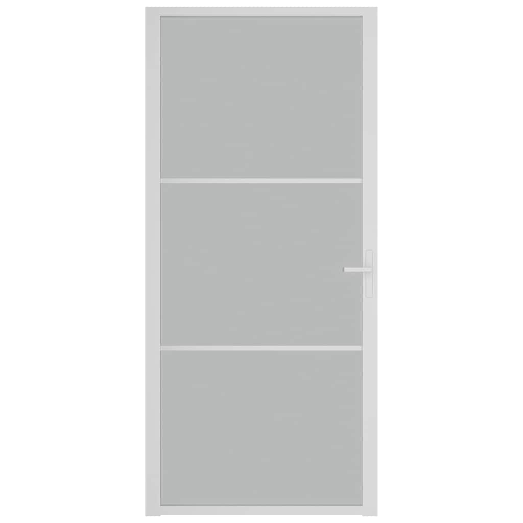 Innentür ESG Glas und Aluminium 76x201,5 cm Schwarz